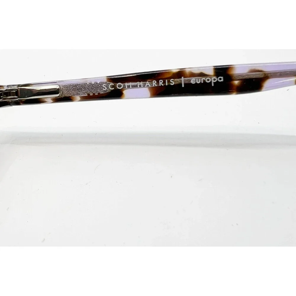 Scott Harris Eyeglasses Womens Purple Tortoise SH-502 C1 54-14-135 Frame Only